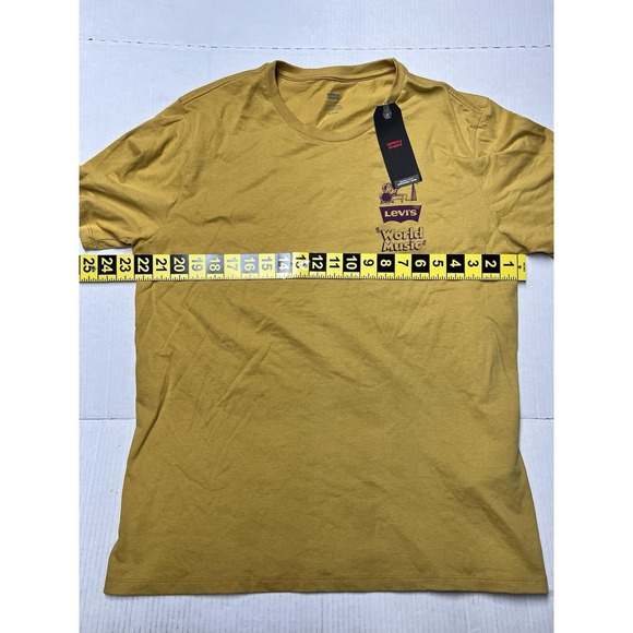 Levi's T Shirt World Music Double Side Print San Francisco CA Men's XL NEW - Picture 2 of 12